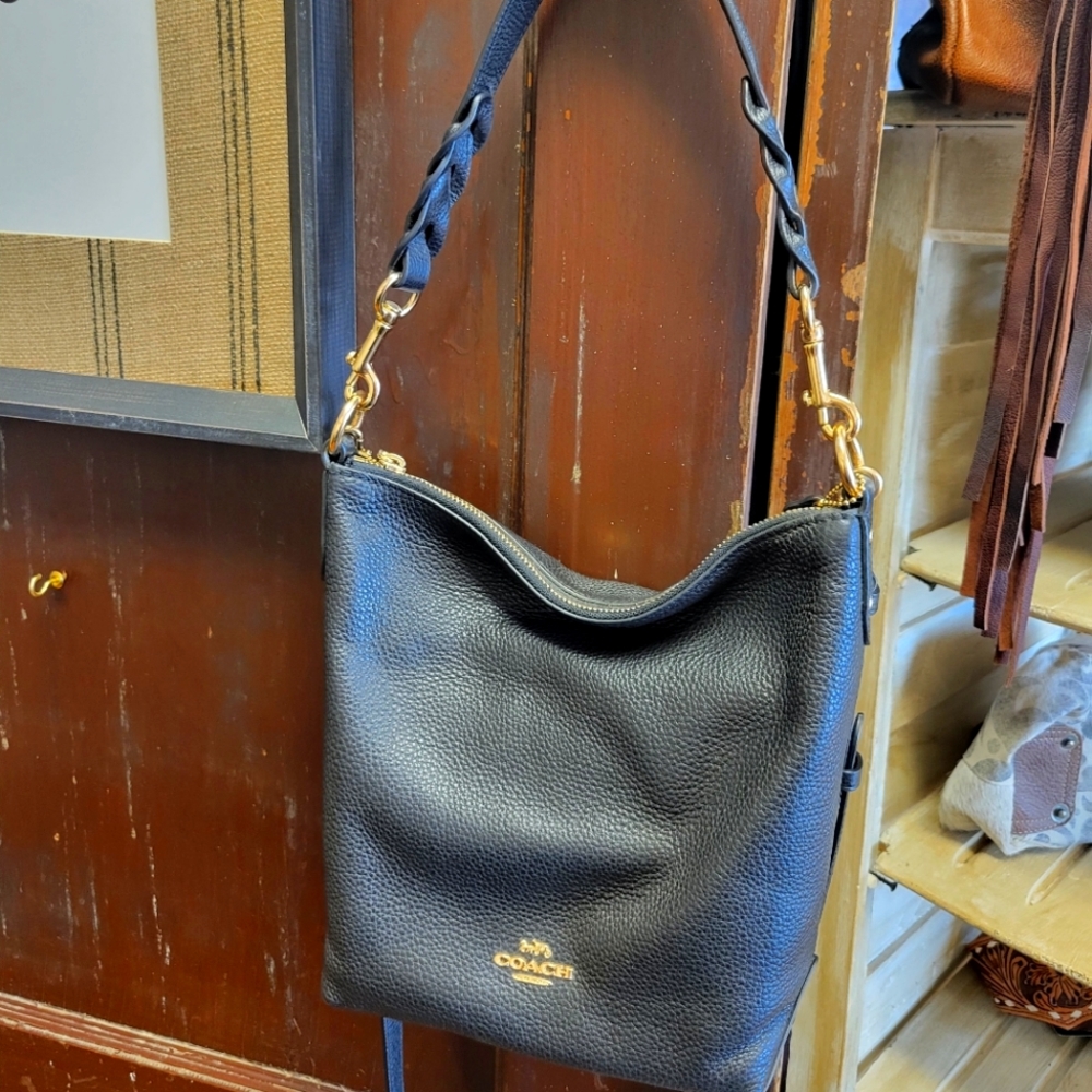 Black coach crossbody